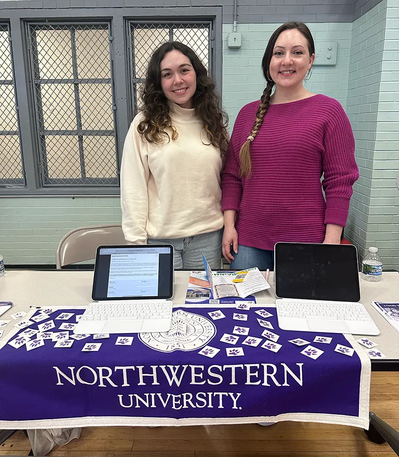 news-resources-neurodevelopmental-diversity-lab-northwestern-university researchers tabling northwestern neurodevelopmental diversity lab